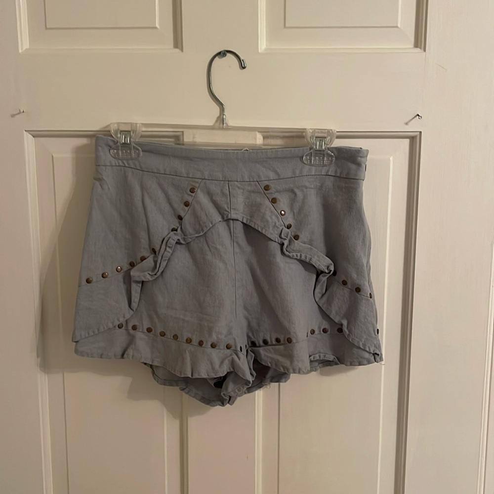 Blue Medallion Shorts